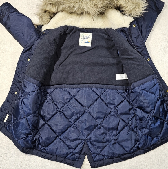 J.Crew Kids' Fishtail Parka with Eco-Friendly Primaloft - Navy - Picture 5 of 12